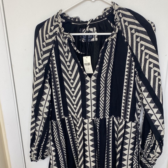 Anthropologie Maeve Dominique Long Sleeve Tribal Tunic Dress - Picture 4 of 7